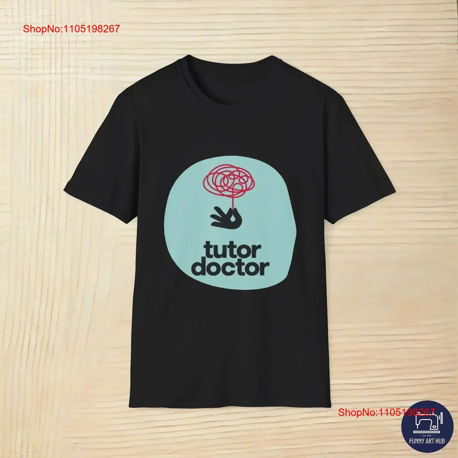 

Tutor Doctor Franchise Logo T Shirt vintage Washed homme Casual fashion streetwear Top For Everyday Wear Stretched
