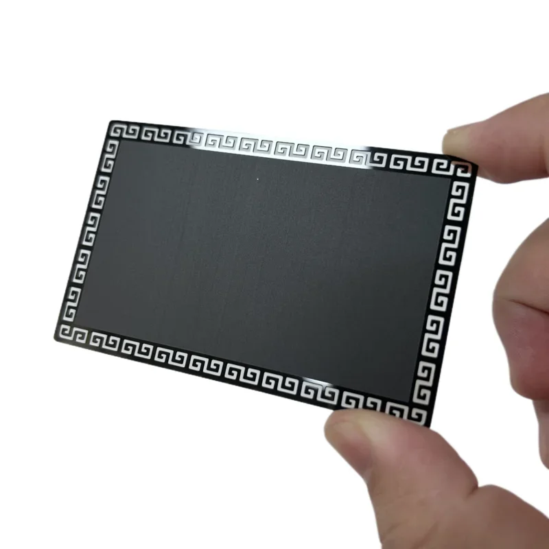 

Все цвета, роскошная пустая металлическая визитная карточка для Further DIY, печать и гравировка, зеркало, черная металлическая карта для системы членства