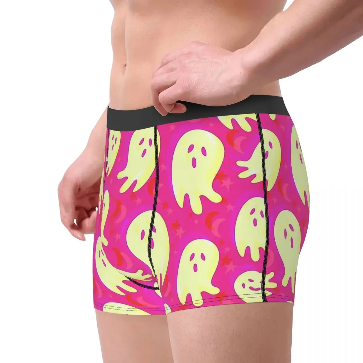 3D Three Dimensional Ghostin' You Print Underpants Cotton Panties Man Underwear Comfortable Shorts Boxer Briefs