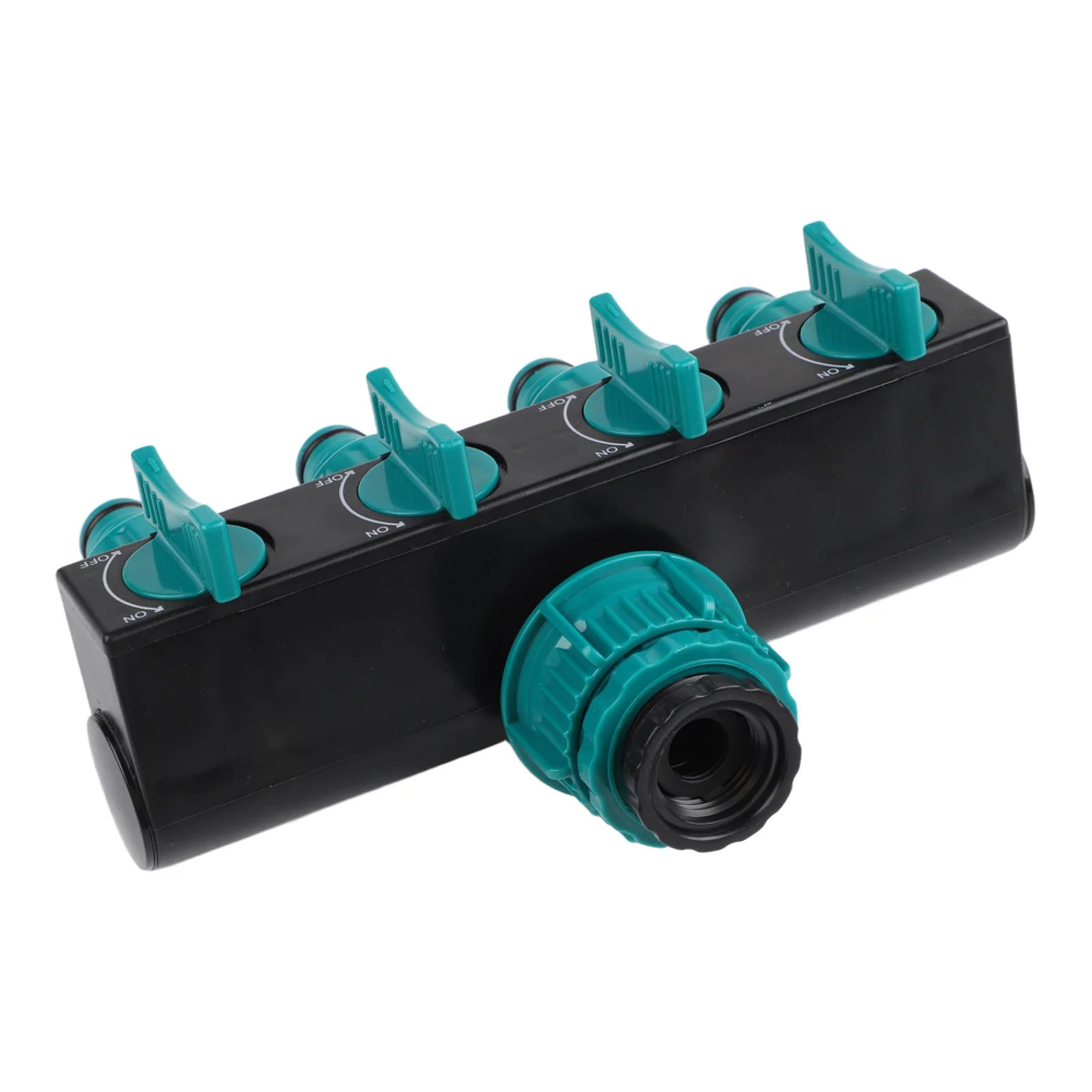 Faucet Connector Garden Hose Splitter For Patio Watering Integrated Ball Valves Large Threaded Fittings For Outdoor Faucets