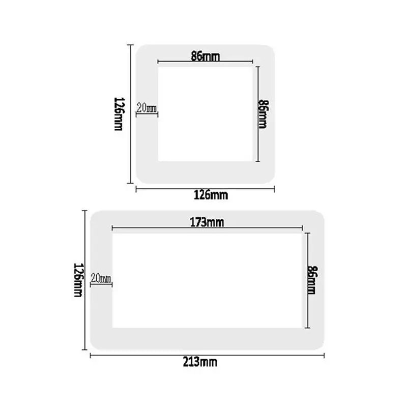 [T] Simple Acrylic Dustproof Switch Protective Cover Anti-Dirty Protective Socket Decorative Frame Switch Sticker