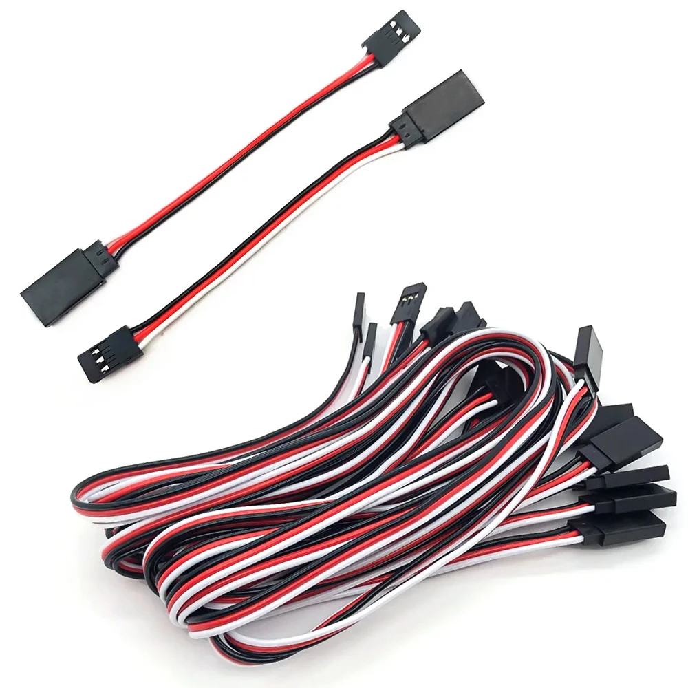 15cm 30cm 50cm Servo Extension Cable Wire 3-Pin Servo Extension Wire Cord Male to Female for RC Car Helicopter Boat Servo