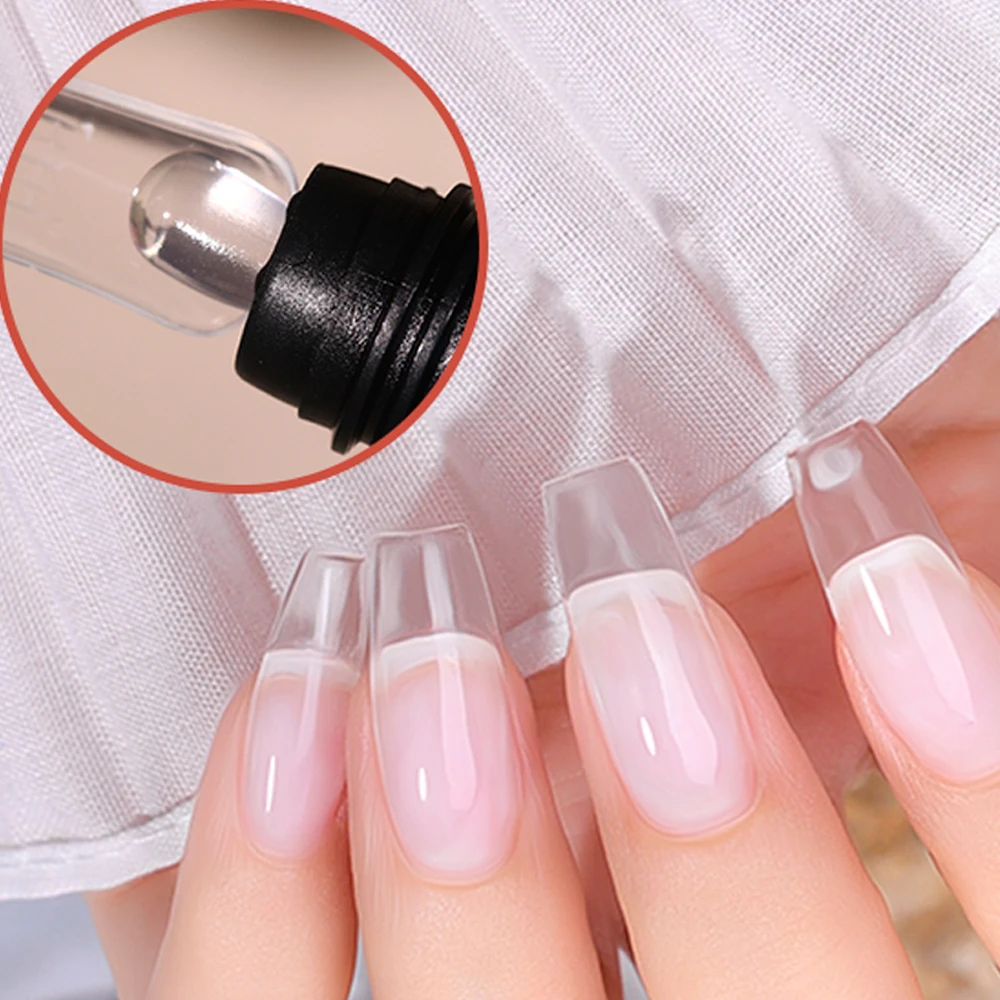 KODIES GEL Poly Nail Gel Extension Acrylic Nails Gel Polish Nude Clear Milky White 30ML Półtrwały żel budowlany UV Hard Gel