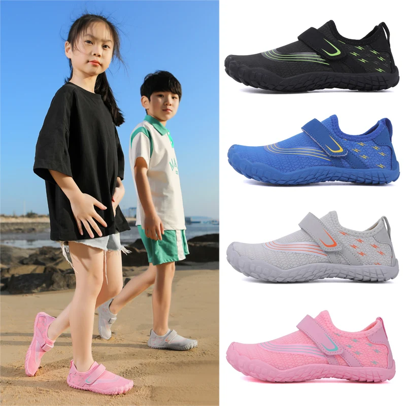 Kids Water Shoes Aqua Barefoot Shoes Child Boys Girls Water Sneakers Five Fingers Sports Swimming Shoe Fast Dry Aqua Shoe