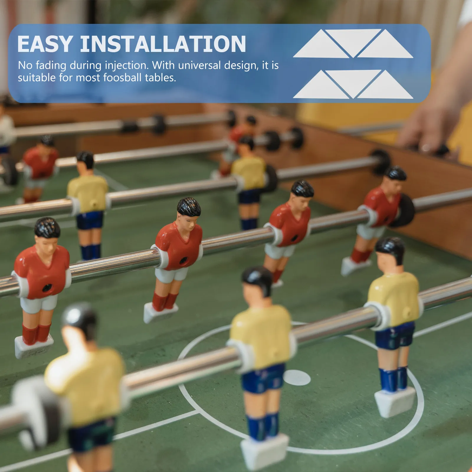 

4 шт. треугольных защитных накладок на углы стола, экологически чистые пластиковые защитные уголки для футбольного стола, гладкие, с защитой от ударов