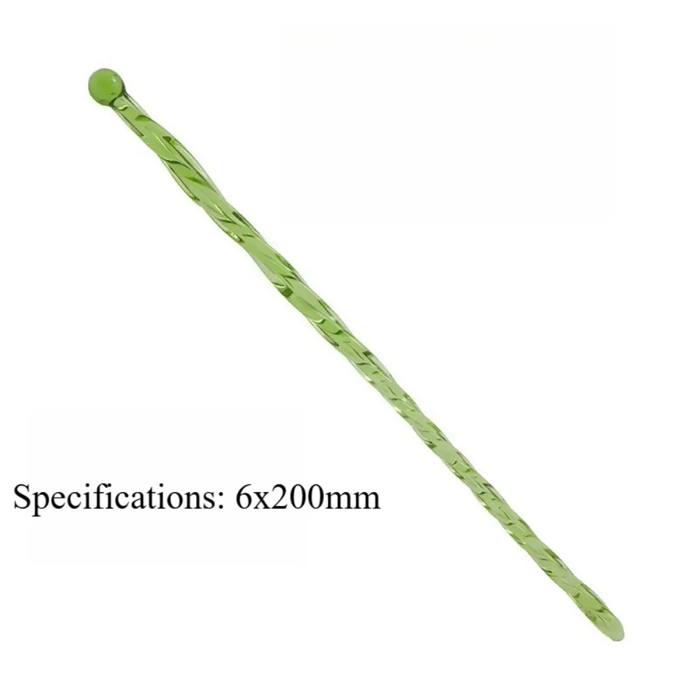 Spiral Glass Urethral Stick, Twisted Texture Male Urethral Stimulator Toy view 4