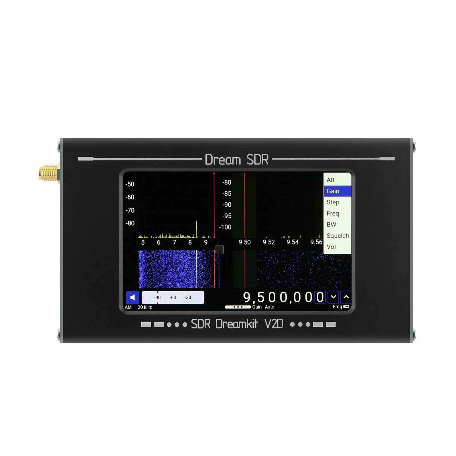 HAMGEEK SDR Dreamkit V2D 100KHz-2800MHz All Band ra dio Portable ra dio Receiver with 5.3MHz Bandwidth 4