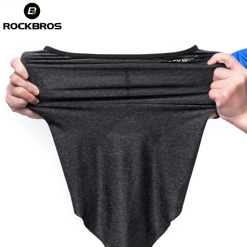 ﻿Rockbros Cycling Bandana Face Maskers Sjaal Zomer Zon Uv Bescherming Motorfiets Fiets Ijs Zijde Cool Masker Nek Cover Mannen