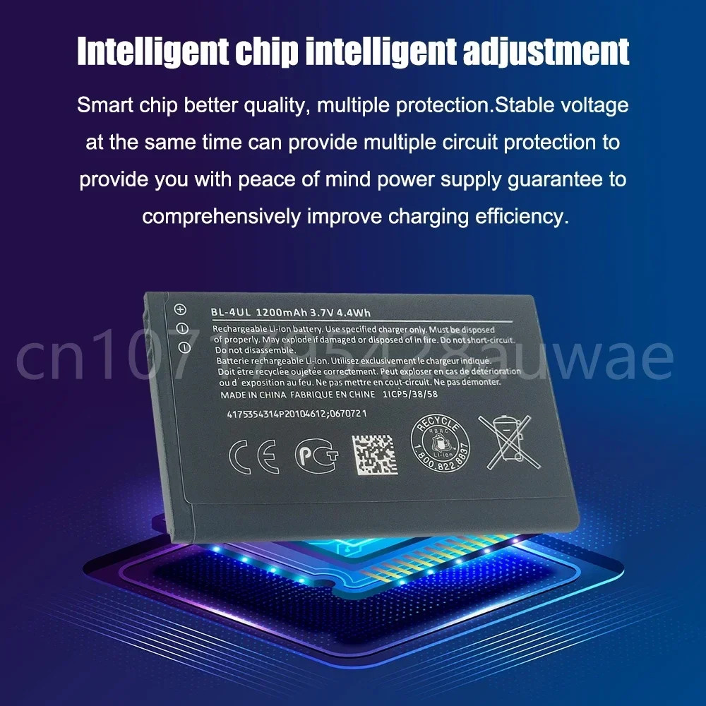 BL-4UL 1200mAh Battery for Nokia Asha 225 RM-1011 1012 1126 1172 TA-1030 New HIgh Quality Battery+Tracking Number