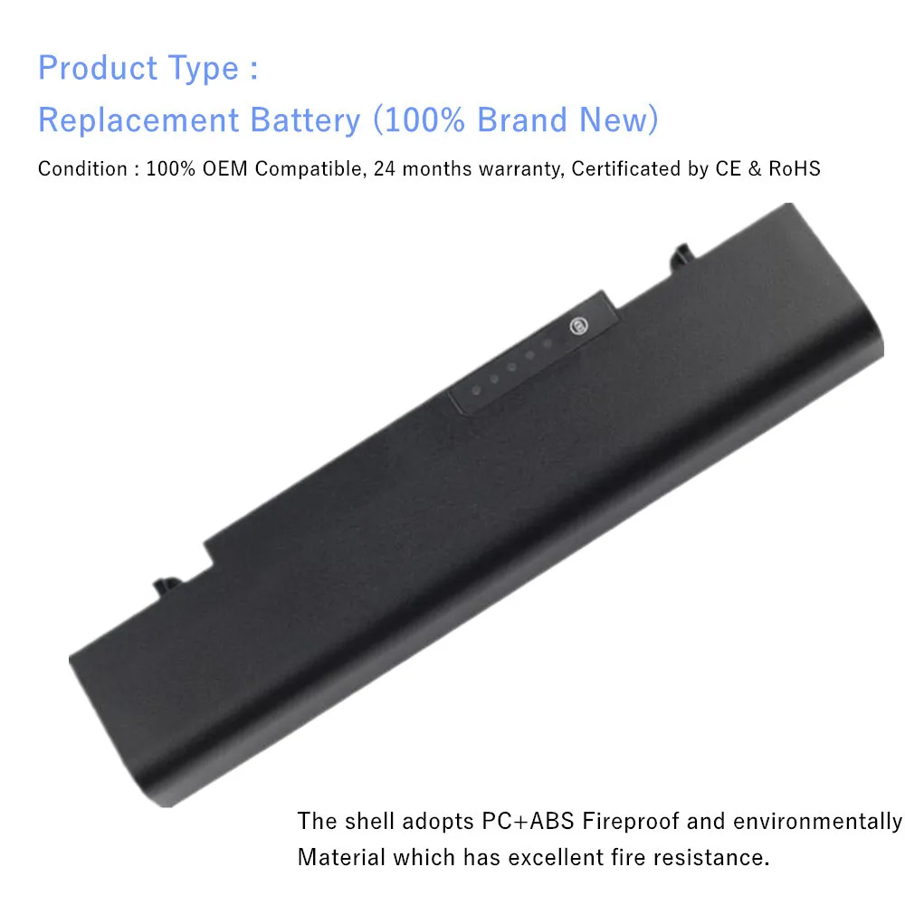 New Laptop battery For Samsung NP-Q318E R418 R420 R428 R429 R430 R440 R462 R463 RV520 RV410 RV508 AA-PB9NS6B NP355V5C PB9NC6B