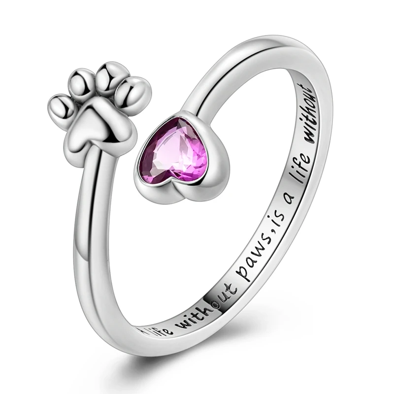 Women's Clover Adjustable Ring, Hummingbird Design Gift