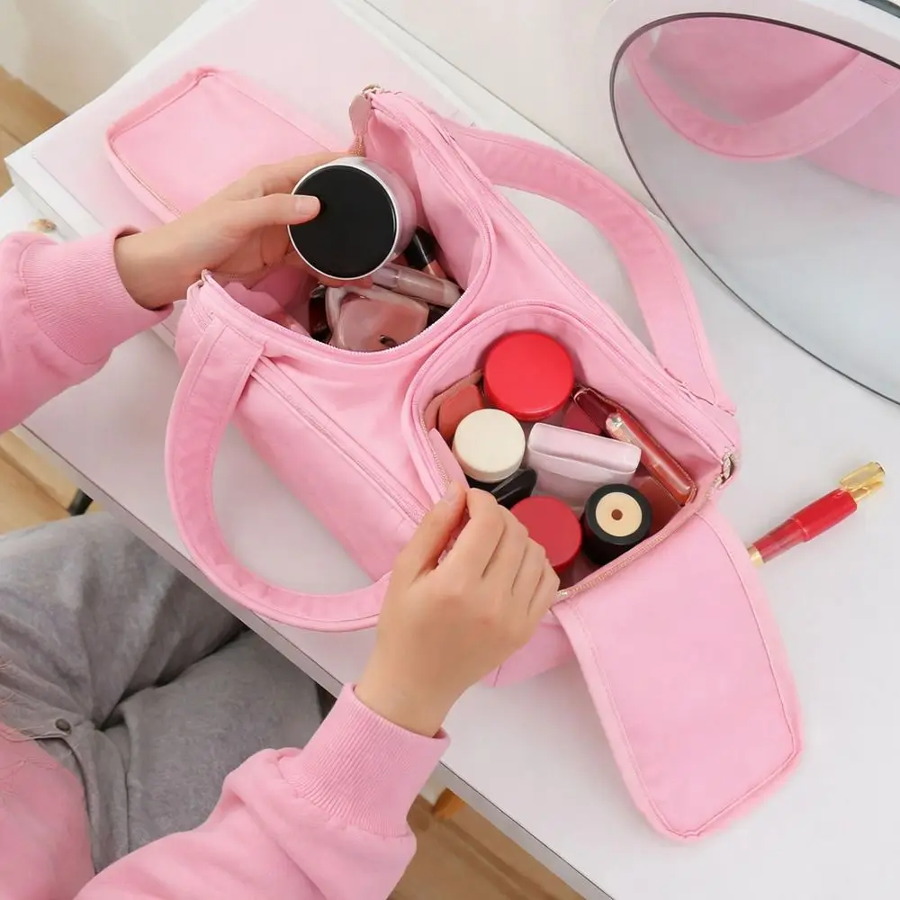 Portable Large Capacity Cosmetic Bag Waterproof Multi-purpose Makeup Pouch Travel Wash Bag