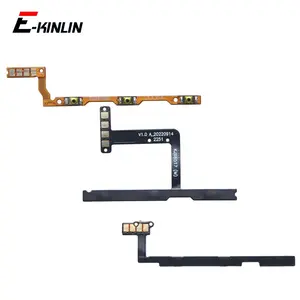 Bilashmart Mute Switch Power Key Ribbon Repair Parts infinix Smart 4 4C 5 Pro 6 HD Plus 7 8 9 2021 Volume Button Control Flex Cable