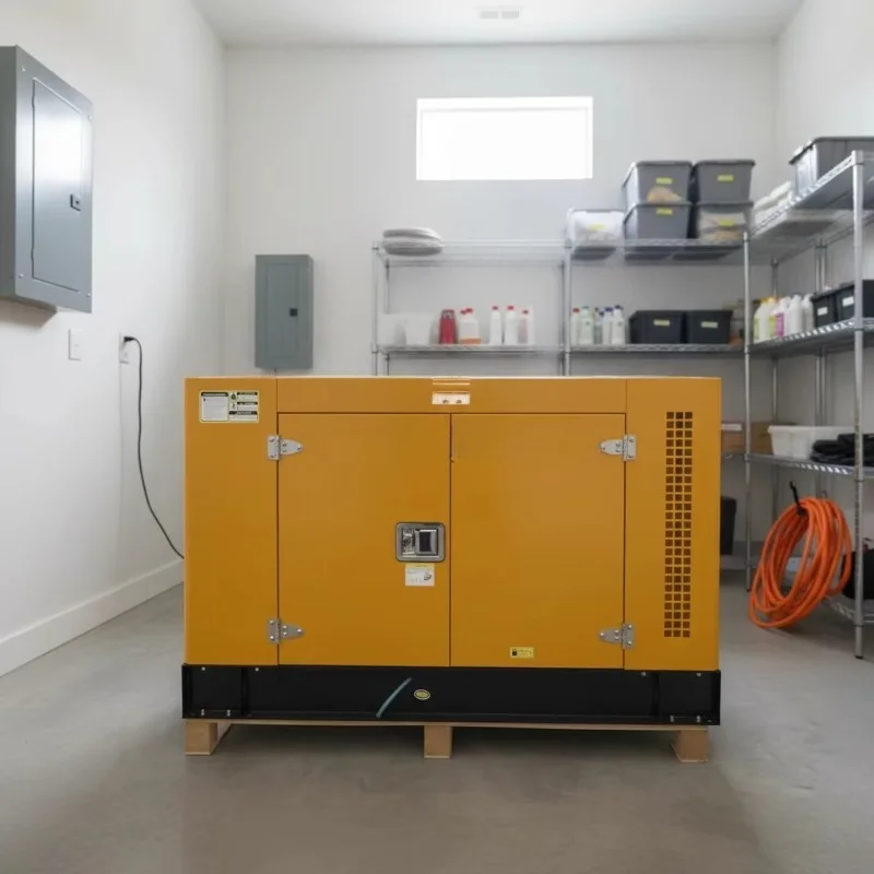 Water Cooled 4Cylinders 20KW 30KW 50KW Alternator Generator Set High Voltage Power Maker Generator Sets Silent Diesel Generator