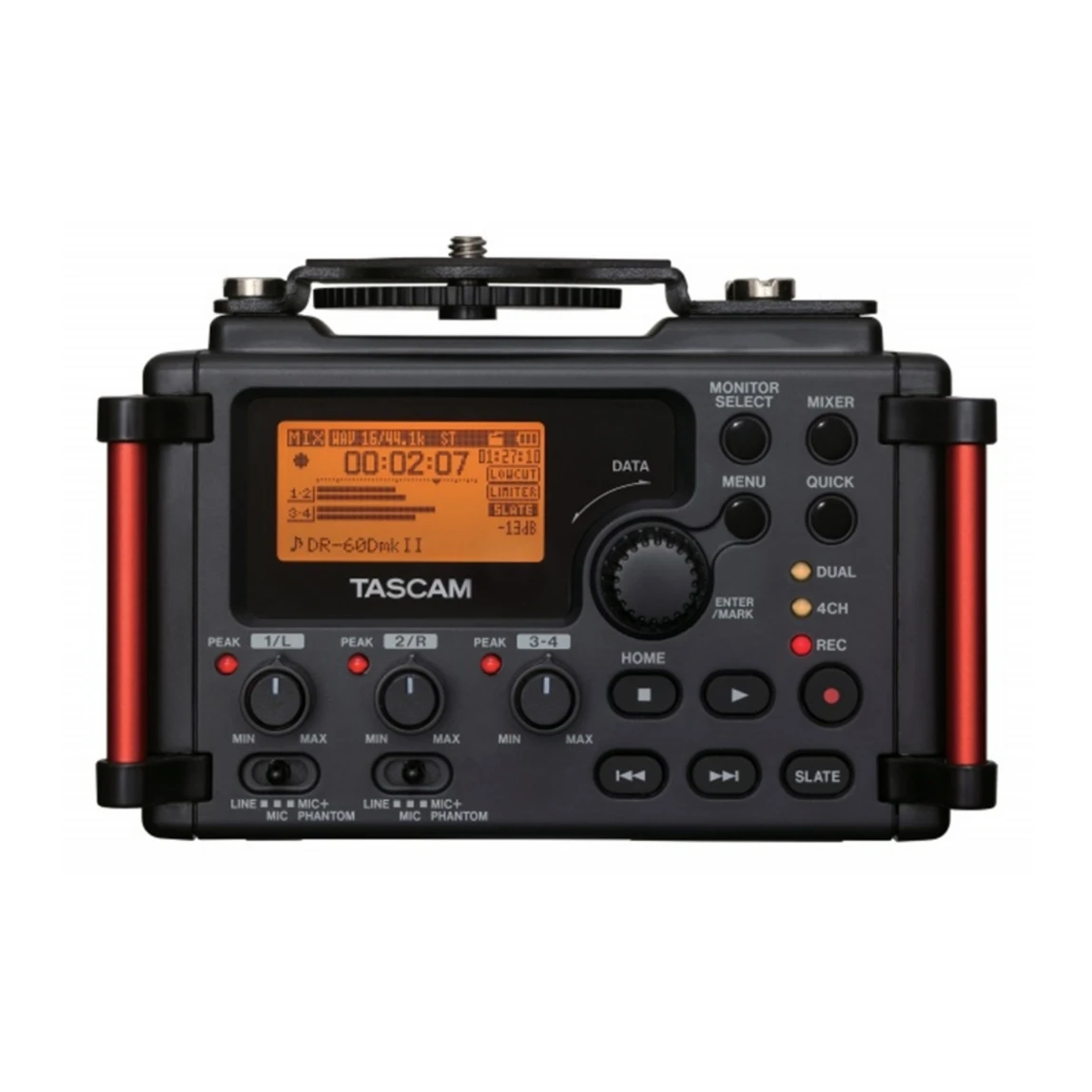 Tascam DR-60D MKII 4-channel portable recorder professional Linear PCM Recorder Mixer for filmmakers,television and live events