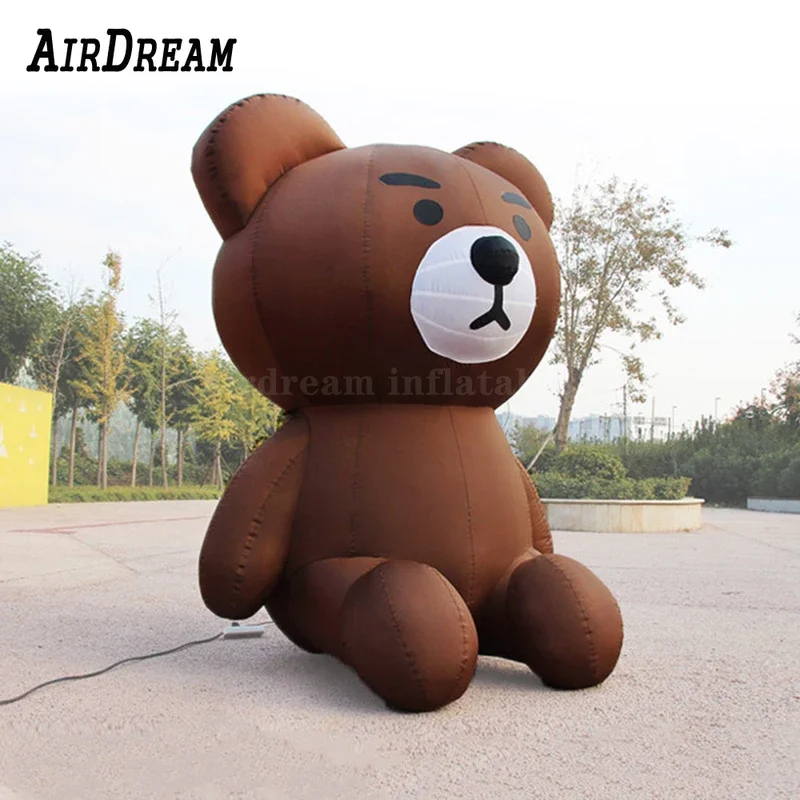 Custom inflatable model cartoon teddy bear model enterprise mascot brown bear mall display props