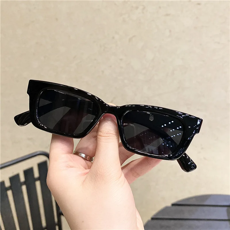 Fashion Vintage Sunglasses Women Brand Designer Retro Rectangle Sun Glasses Female Ins Popular Colorful Square Eyewear UV400