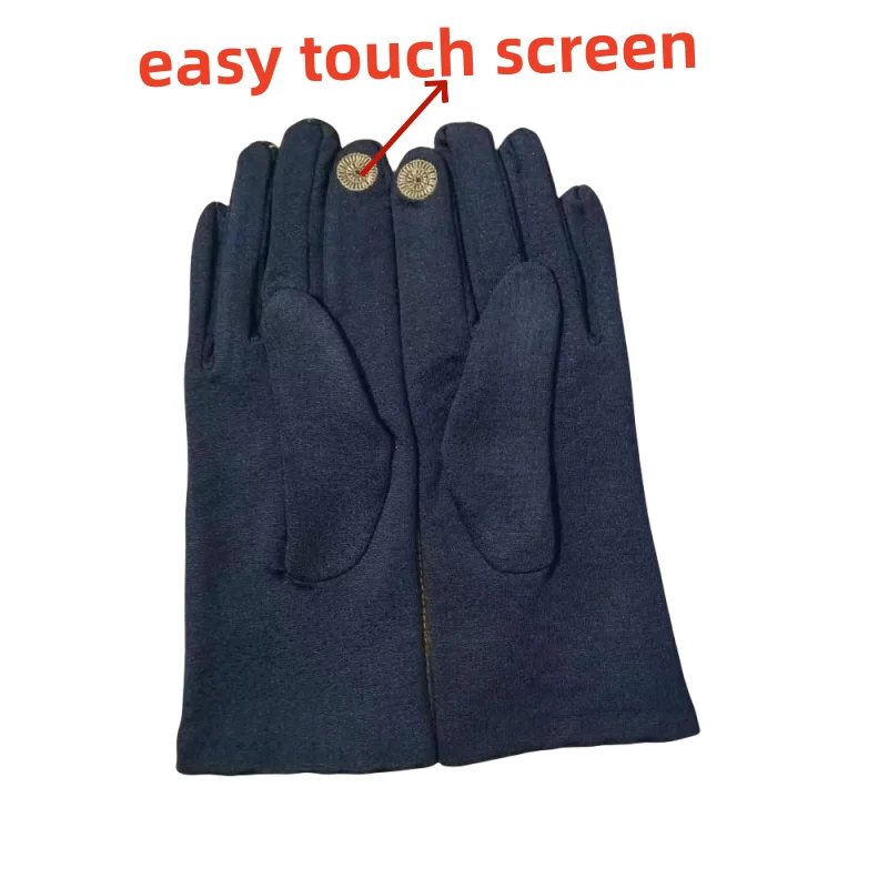 2023 new design  hot sell  factory price tourmaline negative ion screen touch glove for winter and keep warm