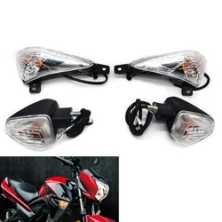 Luz indicadora de señal de giro delantera y trasera para motocicleta, piezas derecha e izquierda, Suzuki GW250 S/F Inazuma, 250cc