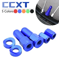 Motocross CNC Valve Cap Dirt Bike Rim Lock Nuts Bolts Spacer For KTM Honda Yamaha WR450R WR250F WR450F YZ250F YZ450F WR250R Part