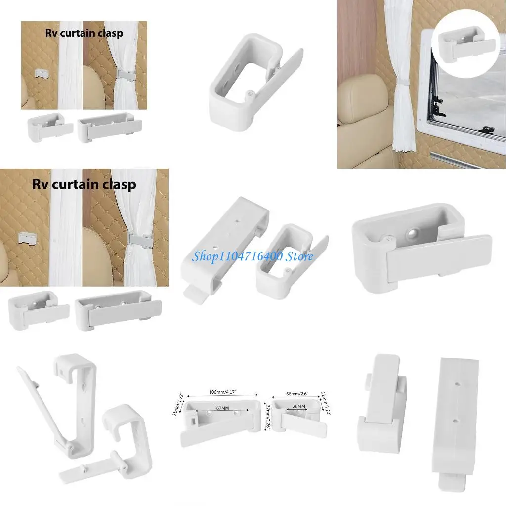 

y1gd Automotive Accessories RVs Drapery Clips Replacement Fasteners Drape Hangers
