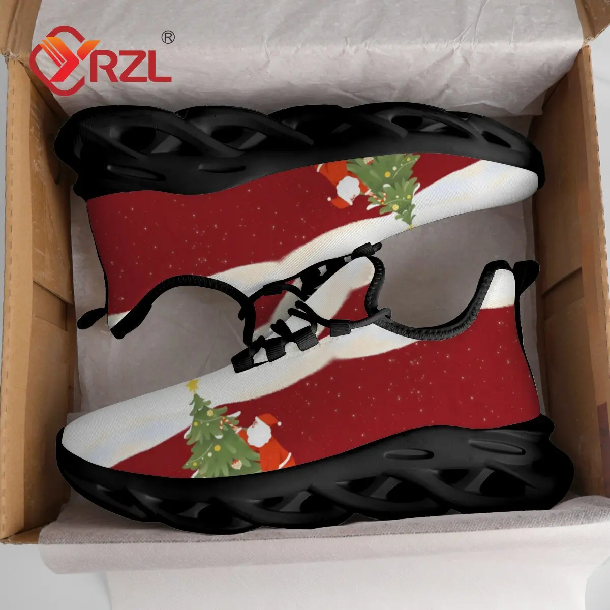 أحذية YRZL للتدريب في صالة الألعاب الرياضية للرجال خفيفة الوزن سهلة الارتداء بتصميم مريح للمشي ومضادة للانزلاق أحذية كاجوال للرجال