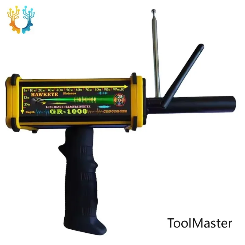 

【2026】 GR-1000 Industrial Outdoor Underground Gold Gemstone Diamond Plastic Handheld Water Detection Metal Detector