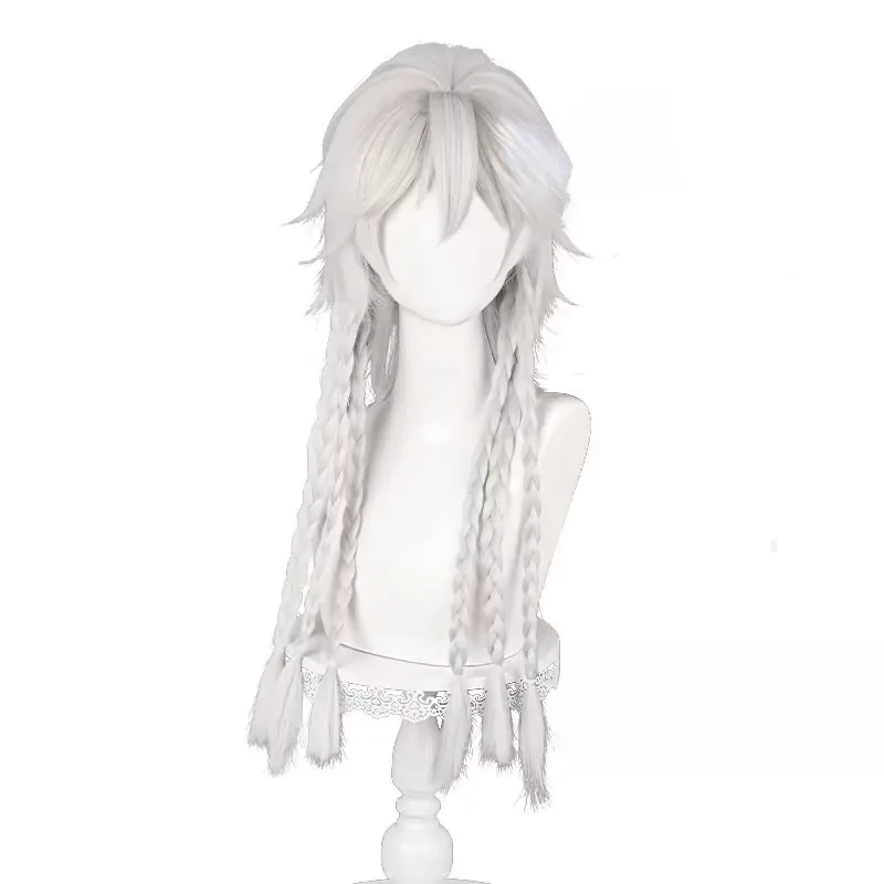 الهوية ضد Night Watchman Eater of the Sun cosWig محاكاة فروة الرأس أعلى Anime GamecosWig #5