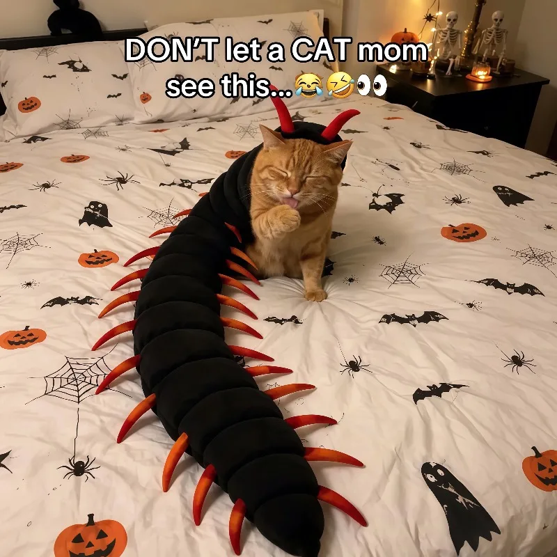 Long Multi-leg Centipede Cat Costume Funny Weird Pet Cosplay Outfit Cute Kitten Fancy Dress for Party