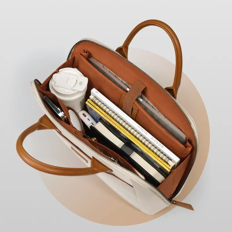 Fotografia 5: Bolsa Portátil para Laptop 13 14 15.6 16 Polegadas, Capa para Notebook à Prova d'Água, Maleta para MacBook Air Pro