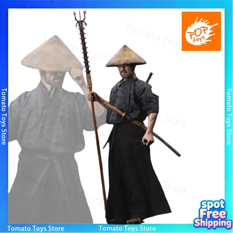 POPTOYS Original 1/6【EX037 Miyamoto Musashi Hiroyuki Sanada】Human Shaped Action Toy Movable Model Collection Display Boy Gift