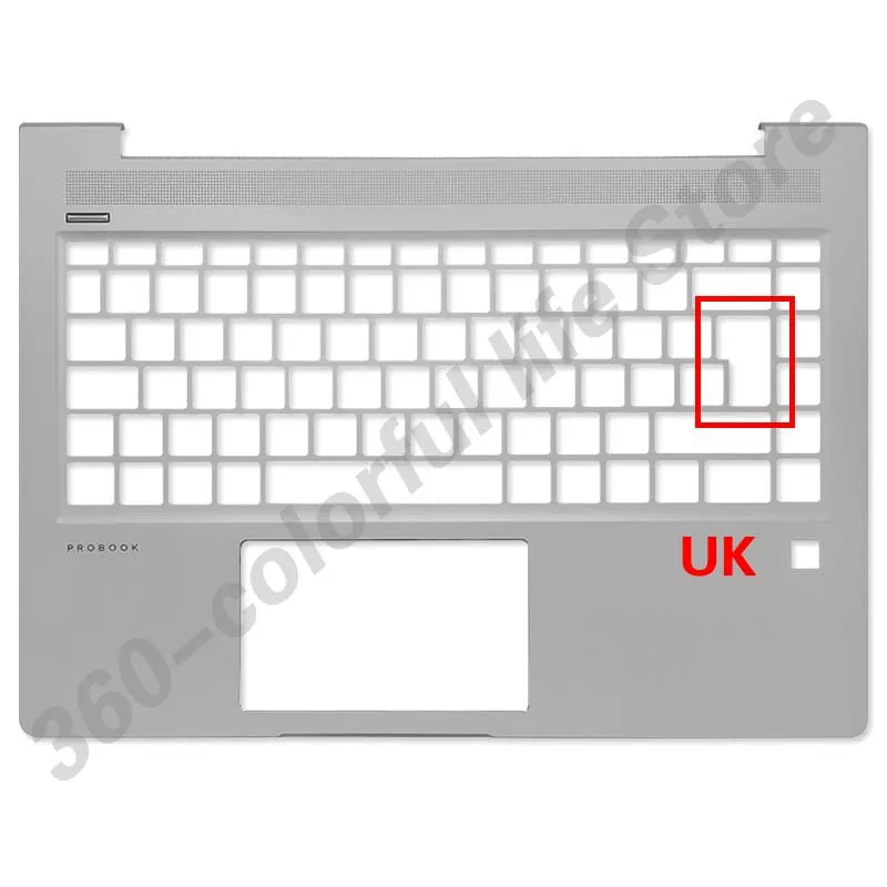 Imagem -05 - Superior para Laptop hp Lcd Tampa Traseira Palmrest Caixa Inferior Tampa Traseira Touchpad Novo Touchpad hp Probook 440 g7 445 g7 Zhan 66 14 g3 Case