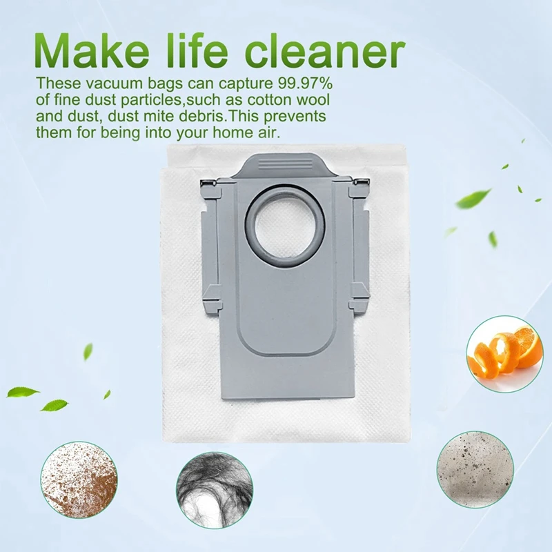 Dust Garbage Bag For Roborock Q Revo Maxv / Roborock P10 Pro Robot Vacuum Cleaner Replacement Accessories