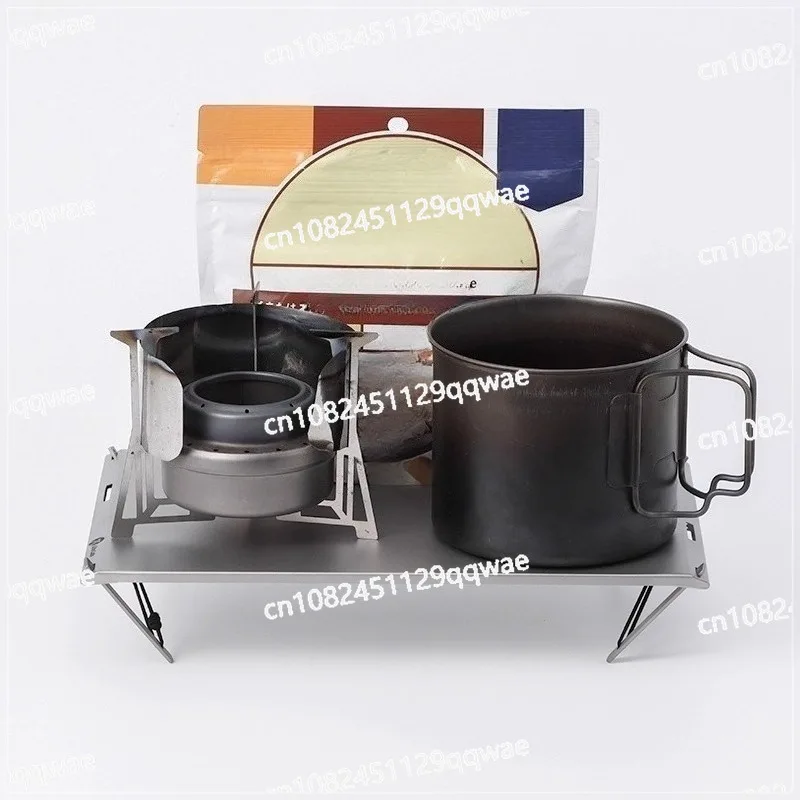 Portable Lightweight Titanium Table Small Exquisite Folding Picnic Adjustable Height Camping Tables Outdoor Camping Supplies
