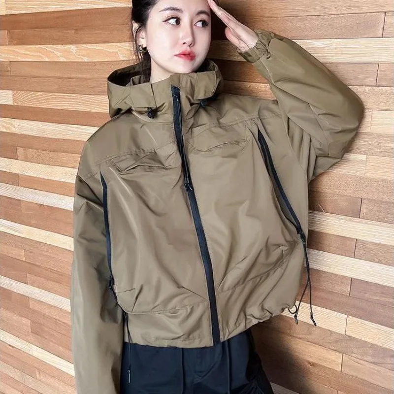 European Station American Jacket Women's Korean Short Baseball Uniform 2026 Spring Autumn New Foreign Style Tooling Top Jacket