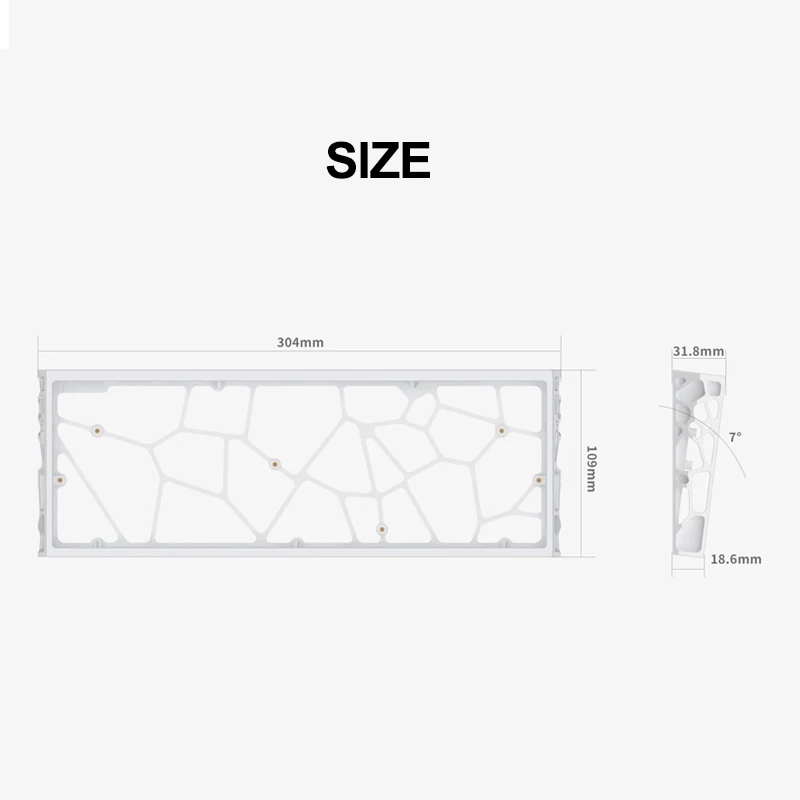 

Полый корпус клавиатуры из смолы, 3D-печать, чехол для клавиатуры ручной работы, сделай сам, подарки, адаптируются к печатной плате для Mad60HE/Wooting60HE/M6lite+