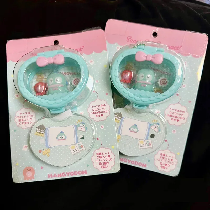 Mini colgante de personajes de Sanrio Cinnamoroll Pochacco Melody Kuromi Little Twin Stars, llavero de dibujos animados, adorno, regalo sorpresa para niños