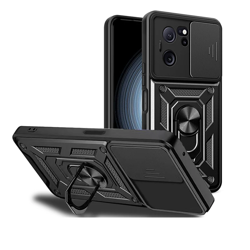 Shockproof Armor Case For Xiaomi Mi 13T 13TPro Car Holder Phone Cover For Mi 13T Pro Camera Lens Protection Fundas