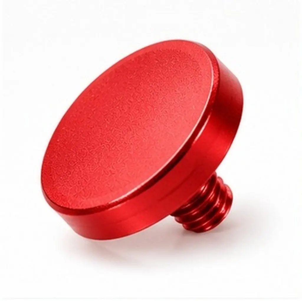 5Pcs Camera Shutter Button Metal Red Soft Release Replacement Screw for Dslr Film Camera Control Capture Button Accessory