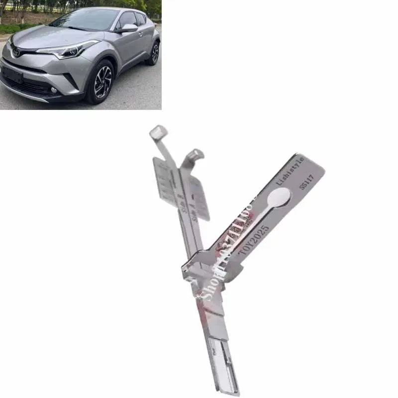 

Lishi 2 in1 TOY2025 Locksmith Tools Car Key Lock Picking Decoder and Pick FOR BUICK for CADILLAC for CHEVROLET USA for VAUX