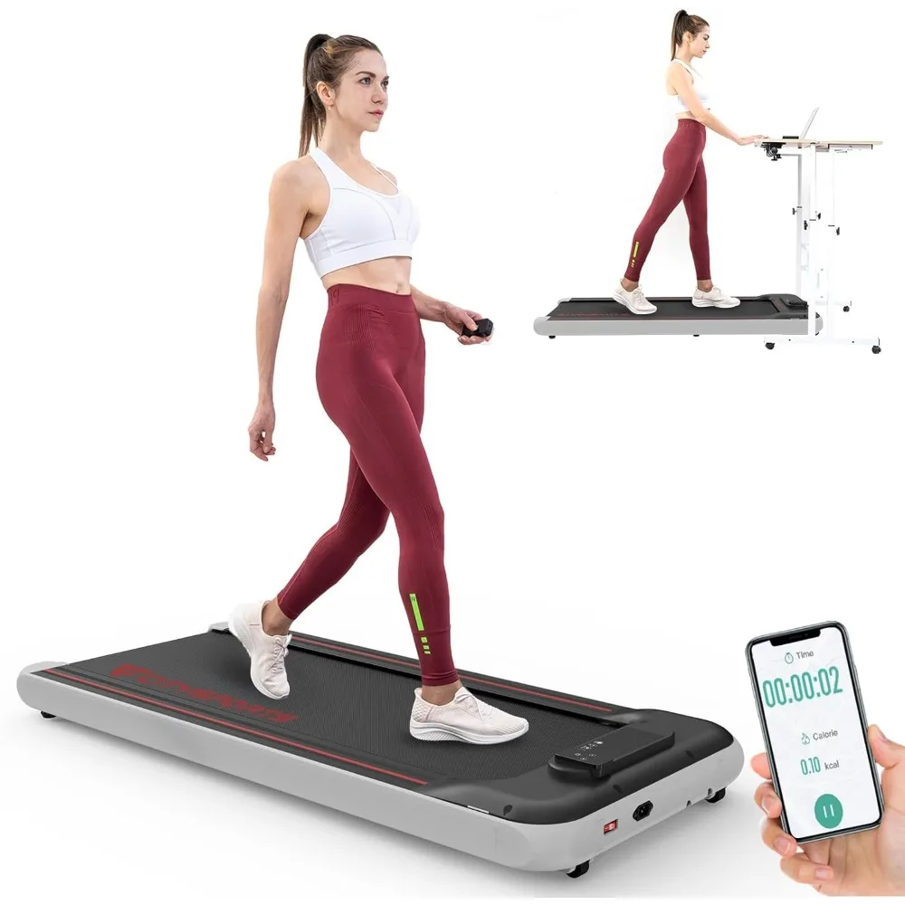 

able Walking Pad, Adjustable Speed with APP, LCD Screen & Calorie Counter, Ultra Thin and Silent, Intended for Home/Office