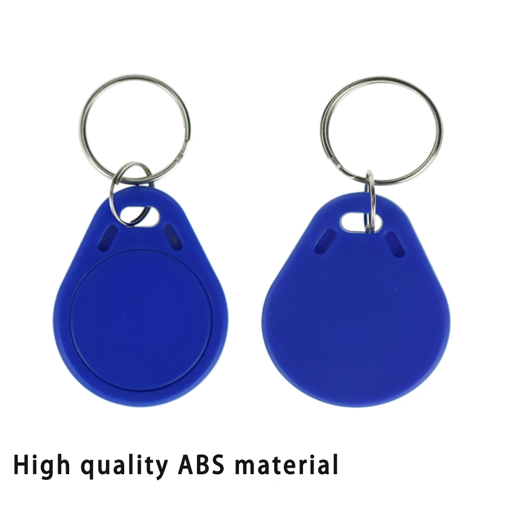 100PCS 13.56MHz RFID UID Changeable Keyfobs Mif 1k S50 Block 0 Sector Writable RFID IC Keychains Tags CUID Clone Access Control