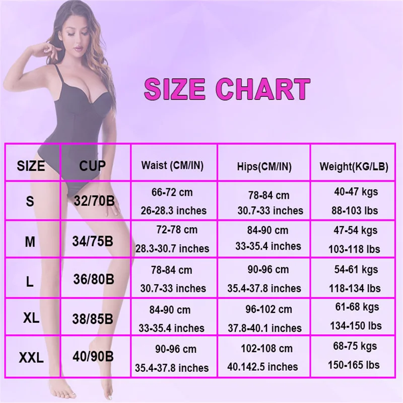 Beonlema Bodysuit Shapewear for Women Steel Bone Slimming Flat Belly Vest Sexy Thong Waist Trainer Tummy Control Underwear