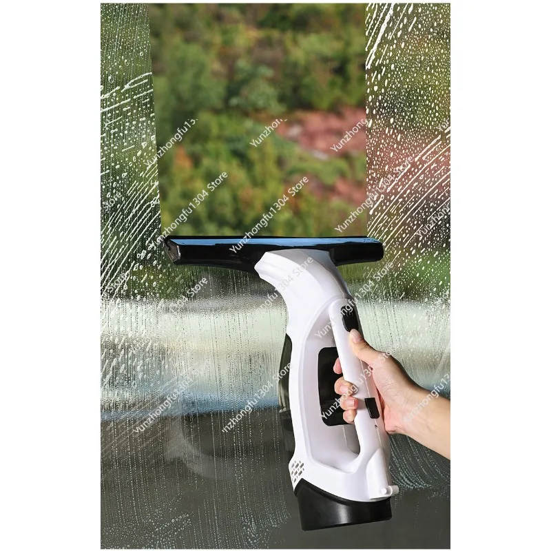 Small electric glass cleaner. Hand wipe windows. Water absorption and strong adsorption. Efficient and portable artifact