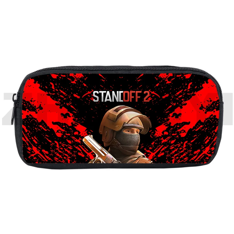 Standoff 2 Pencil Case Students Stationery Storage Box School Supplies Boys Girls Pen Bag Pen Box Women Cosmetic Bag Makeup Bag