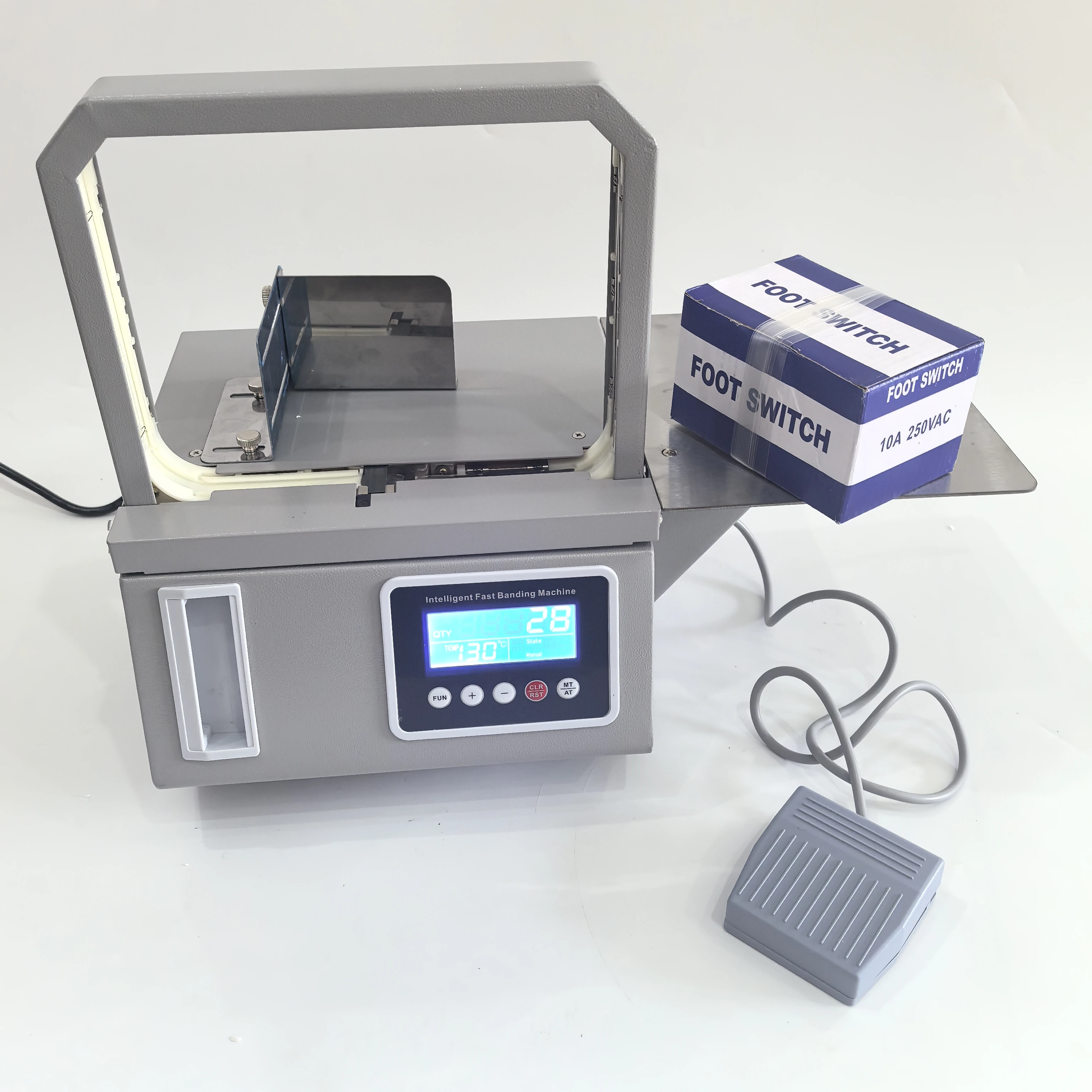 Automatic OPP Tape Bundling & Strapping Machine | Banknote, Vegetable, Document & Card Baler | Currency Tying Machine 110V/220V