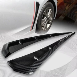 Pair Car Universal Side Fender Air Flow Wing Vent Cover Car Body Marker Moldings Trim Decorative Auto Exterior Accessories