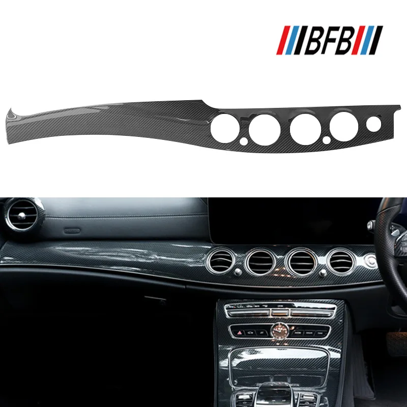 Fit for 18-23 Mercedes Benz E-Class W213 carbon fiber interior dry carbon central control, gear shift instrument panel, door air