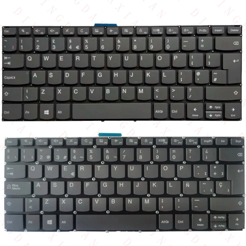 F+ NUEVO teclado ruso/estadounidense/británico/español/lucano para portátil LENOVO Yoga 520-14 YOGA 520-14IKB Yoga 720-15 Yoga 720-15IKB 720-15ISK