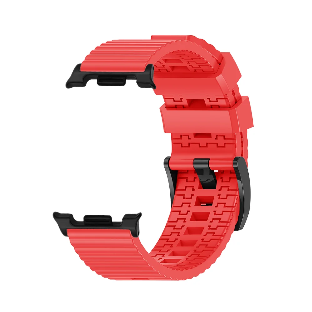 

Wave Pattern loop Band For Samsung Galaxy Watch 8 44mm/40mm Strap Sweatproof Silicone Replacement Sport Band Man Woman Bracelet